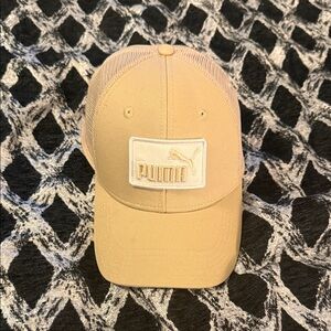 PUMA Beige Mesh Cap